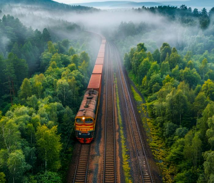 Товарный поезд