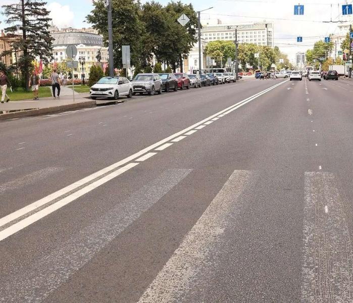 Разметка для метробуса